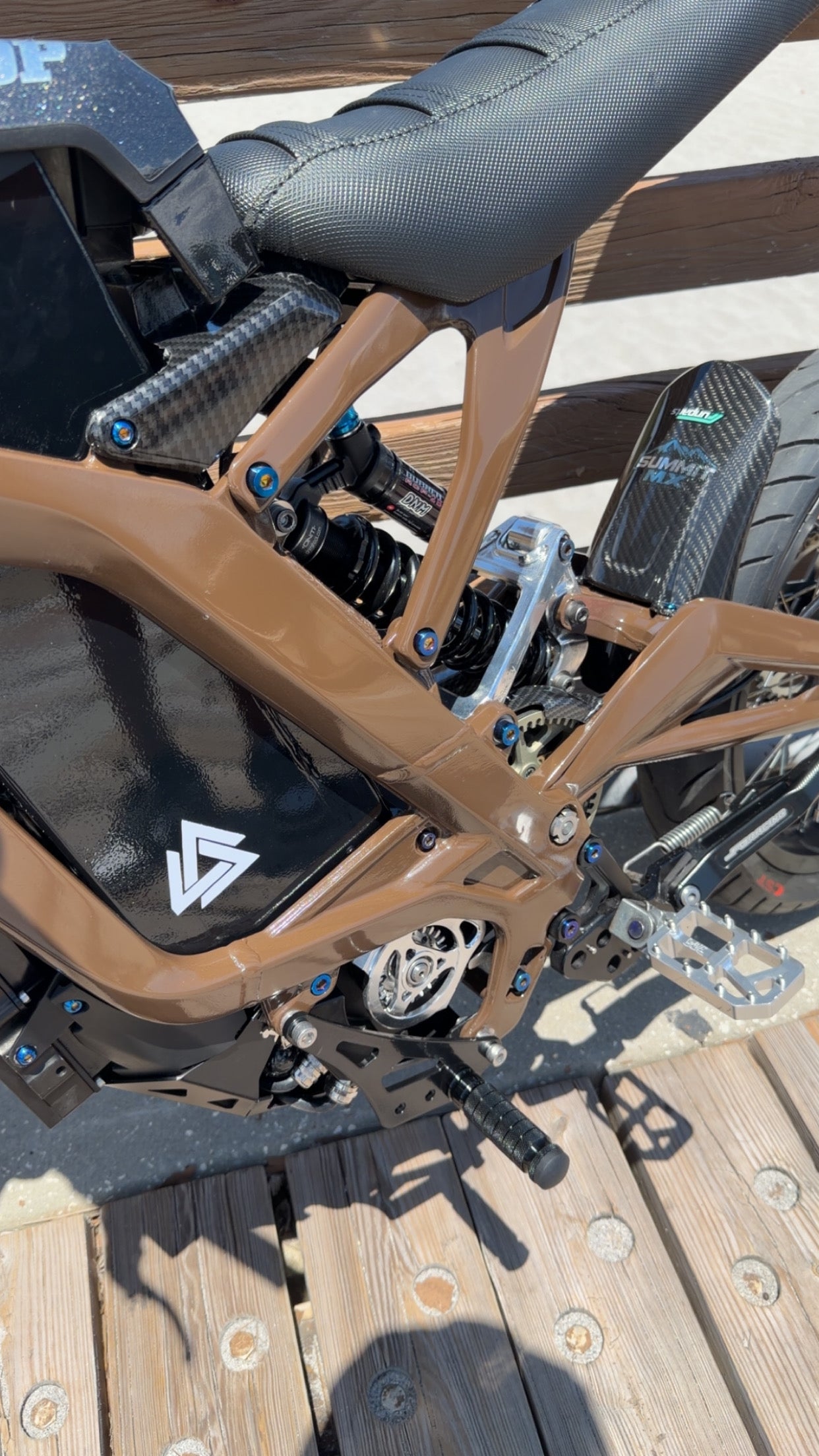 Surron lbx full titanium kit