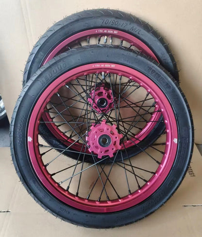 Supermoto Wheel Set For Surron LBX/E Ride Pro/Talaria XXX, MX3, MX4, MX5, and 79Bike
